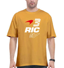 Load image into Gallery viewer, Daniel Ricciardo Oversized T-Shirt for Men-Golden Yellow-Ektarfa.online
