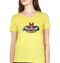 Load image into Gallery viewer, Powerpuff Girls T-Shirt for Women-Yellow-Ektarfa.online
