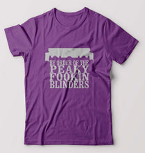 Load image into Gallery viewer, Peaky Blinders T-Shirt for Men-Purple-Ektarfa.online
