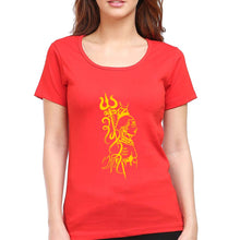 Load image into Gallery viewer, Mahakal Mahadev Bholenath Shiva Shivji T-Shirt for Women-Red-Ektarfa.online
