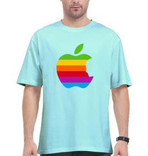 Load image into Gallery viewer, Steve Jobs Apple Oversized T-Shirt for Men-Mint-Ektarfa.online
