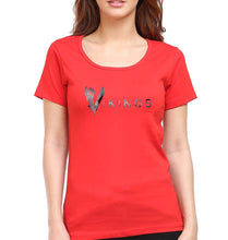 Load image into Gallery viewer, Vikings T-Shirt for Women-Red-Ektarfa.online
