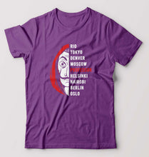 Load image into Gallery viewer, Money Heist T-Shirt for Men-Purple-Ektarfa.online
