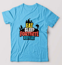 Load image into Gallery viewer, Fortnite T-Shirt for Men-Light Blue-Ektarfa.online
