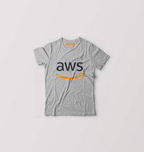 Load image into Gallery viewer, Amazon AWS Kids T-Shirt for Boy/Girl-Grey-Ektarfa.online
