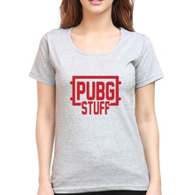 Load image into Gallery viewer, PUBG Stuff T-Shirt for Women-Grey Melange-Ektarfa.online
