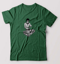 Load image into Gallery viewer, DJ Bruce Lee T-Shirt for Men-Bottle Green-Ektarfa.online
