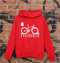 Load image into Gallery viewer, Cycloholic Unisex Hoodie for Men/Women-Red-Ektarfa.online
