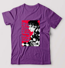 Load image into Gallery viewer, Demon Slayer T-Shirt for Men-Purple-Ektarfa.online
