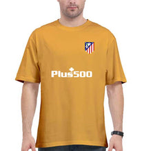 Load image into Gallery viewer, Atletico Madrid 2021-22 Oversized T-Shirt for Men-Golden Yellow-Ektarfa.online
