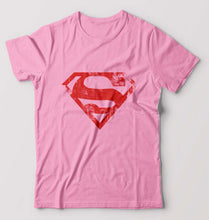 Load image into Gallery viewer, Superman Superhero T-Shirt for Men-Light Baby Pink-Ektarfa.online
