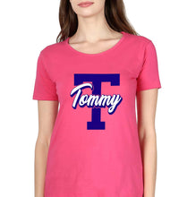 Load image into Gallery viewer, Varsity Tommy T-Shirt for Women-Pink-Ektarfa.online
