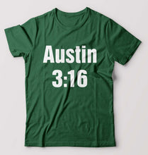 Load image into Gallery viewer, Stone Cold Steve Austin (WWE) T-Shirt for Men-Bottle Green-Ektarfa.online
