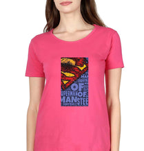 Load image into Gallery viewer, Superman Superhero T-Shirt for Women-Pink-Ektarfa.online
