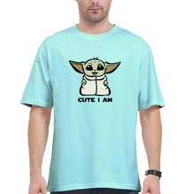 Load image into Gallery viewer, Yoda Star Wars Oversized T-Shirt for Men-Mint-Ektarfa.online
