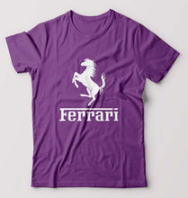 Load image into Gallery viewer, Ferrari F1 T-Shirt for Men-S(38 Inches)-Purple-Ektarfa.online
