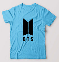 Load image into Gallery viewer, BTS T-Shirt for Men-Light Blue-Ektarfa.online
