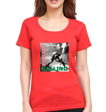 Load image into Gallery viewer, London Calling T-Shirt for Women-Red-Ektarfa.online
