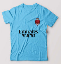 Load image into Gallery viewer, A.C. Milan 2021-22 T-Shirt for Men-Light Blue-Ektarfa.online
