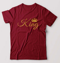 Load image into Gallery viewer, King T-Shirt for Men-Maroon-Ektarfa.online
