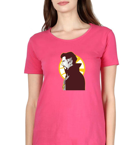 Doctor Strange Superhero T-Shirt for Women-Pink-Ektarfa.online
