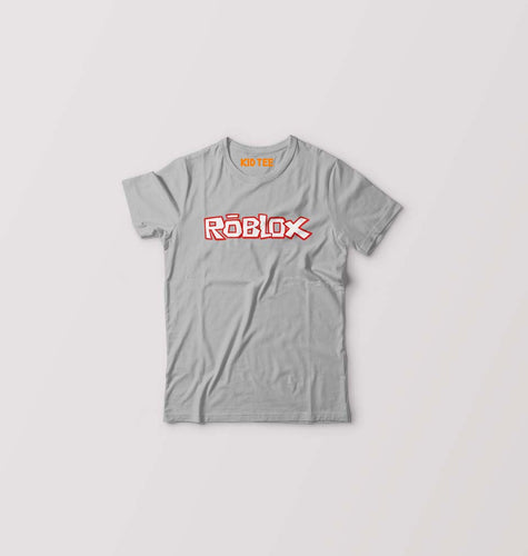 Roblox Kids T-Shirt for Boy/Girl-Grey-Ektarfa.online