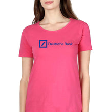 Load image into Gallery viewer, Deutsche Bank T-Shirt for Women-Pink-Ektarfa.online
