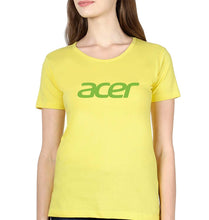 Load image into Gallery viewer, Acer T-Shirt for Women-Yellow-Ektarfa.online
