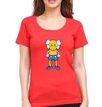Load image into Gallery viewer, Kaws T-Shirt for Women-Red-Ektarfa.online
