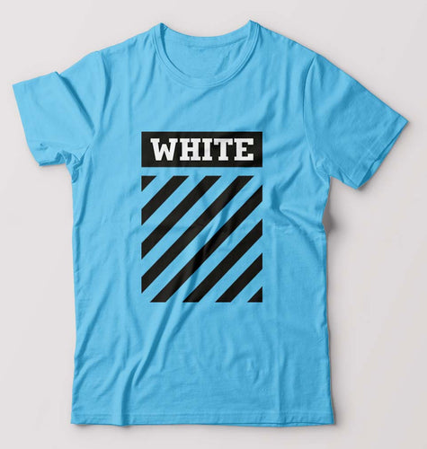 off white T-Shirt for Men-Light Blue-Ektarfa.online