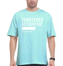 Load image into Gallery viewer, Chartered Accountants(CA) In Progress Oversized T-Shirt for Men-Mint-Ektarfa.online
