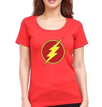Load image into Gallery viewer, Flash Superhero T-Shirt for Women-Red-Ektarfa.online
