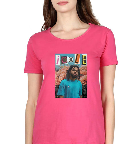 J. Cole T-Shirt for Women-Pink-Ektarfa.online