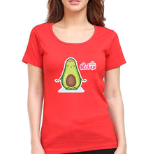 Load image into Gallery viewer, Avocado Relax T-Shirt for Women-Red-Ektarfa.online
