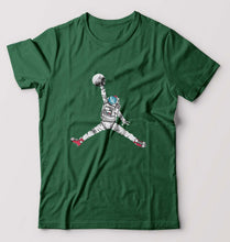 Load image into Gallery viewer, Jorden Space Dunk T-Shirt for Men-Bottle Green-Ektarfa.online
