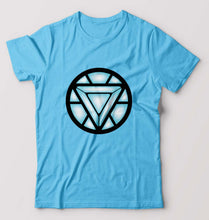 Load image into Gallery viewer, ARC REACTOR Iron Man Superhero T-Shirt for Men-Light Blue-Ektarfa.online
