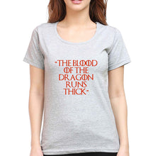 Load image into Gallery viewer, House of the Dragon (GOT) T-Shirt for Women-Grey Melange-Ektarfa.online
