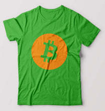 Load image into Gallery viewer, Cryptocurrency Bitcoin T-Shirt for Men-flag green-Ektarfa.online
