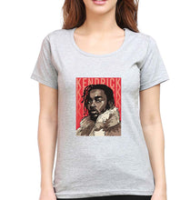 Load image into Gallery viewer, Kendrick Lamar T-Shirt for Women-Grey Melange-Ektarfa.online
