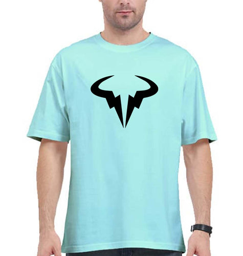 Rafael Nadal (RAFA) Oversized T-Shirt for Men-Mint-Ektarfa.online