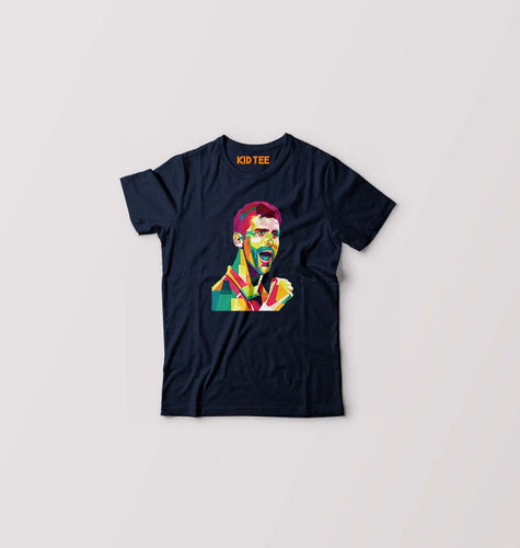 Novak Djokovic Tennis Kids T-Shirt for Boy/Girl-Navy Blue-Ektarfa.online