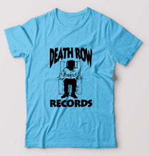 Load image into Gallery viewer, Death Row Records T-Shirt for Men-Light Blue-Ektarfa.online
