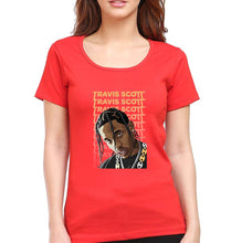 Load image into Gallery viewer, Travis Scott T-Shirt for Women-XS(32 Inches)-Red-Ektarfa.online
