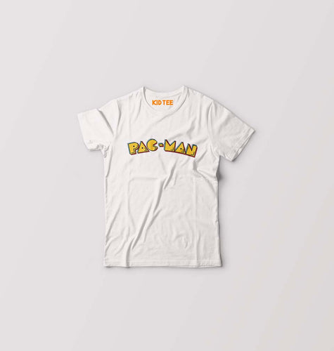 Pacman Kids T-Shirt for Boy/Girl-White-Ektarfa.online