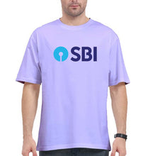 Load image into Gallery viewer, State Bank of India(SBI) Oversized T-Shirt for Men-Lavender-Ektarfa.online
