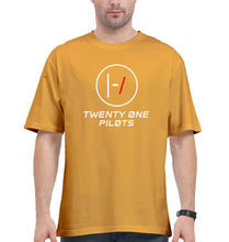 Load image into Gallery viewer, Twenty one pilots Oversized T-Shirt for Men-Golden Yellow-Ektarfa.online
