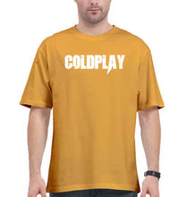 Load image into Gallery viewer, Coldplay Oversized T-Shirt for Men-Golden Yellow-Ektarfa.online
