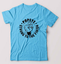 Load image into Gallery viewer, Popeye T-Shirt for Men-Light Blue-Ektarfa.online
