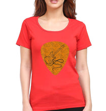Load image into Gallery viewer, Guitar T-Shirt for Women-red-Ektarfa.online
