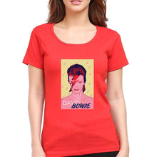 Load image into Gallery viewer, David Bowie T-Shirt for Women-Red-Ektarfa.online
